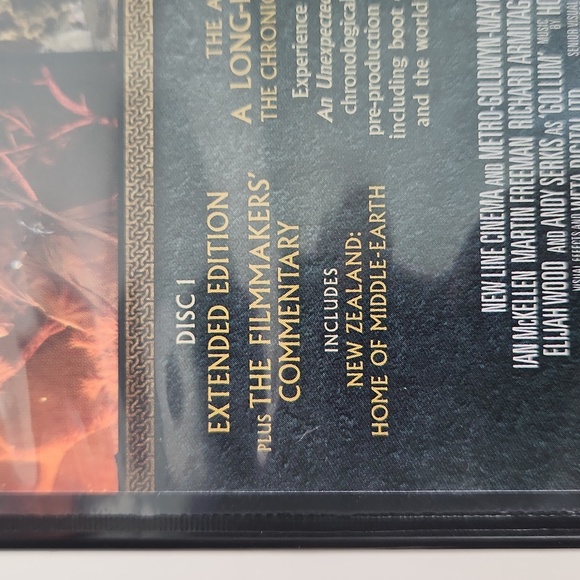 EXTENDED EDITION THE HOBBIT: AN UNEXPECTED JOURNEY 3 Blu Ray set MINT CONDITION - Picture 6 of 15